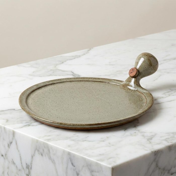 Handcrafted Artisan Ceramic Pizza Stone 2