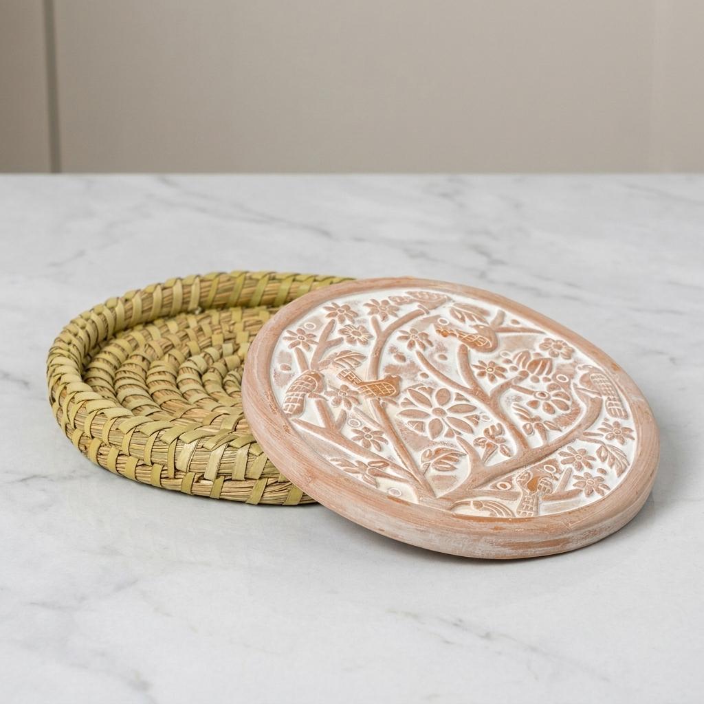 Handcrafted Birds Of A Feather Warming Trivet Handcrafted Birds Of A Feather Warming Trivet