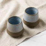 Handcrafted Ceramic Whiskey Tumblers Set 1