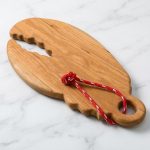 Handcrafted Cherry Wood Lobster Claw Serving Board 1