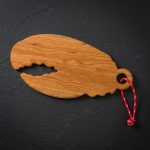 Handcrafted Cherry Wood Lobster Claw Serving Board 2