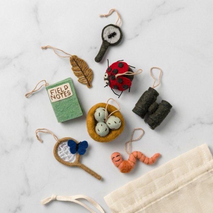 Handcrafted Little Explorers Mini Ornaments Set Of 8 2