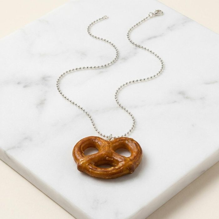 Handcrafted Mini Pretzel Necklace 1