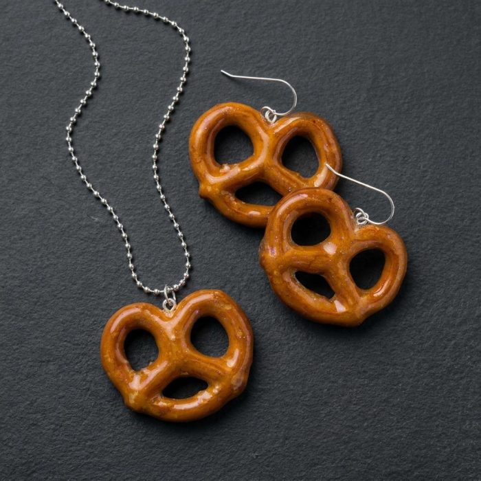 Handcrafted Mini Pretzel Necklace 2