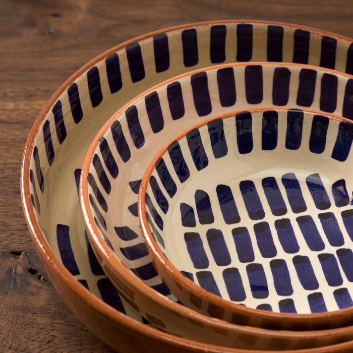 Handcrafted Moroccan Terra-cotta Nesting Dishes 2