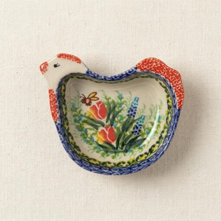 Handcrafted Polish Hen Ceramic Pinch Pot (1)