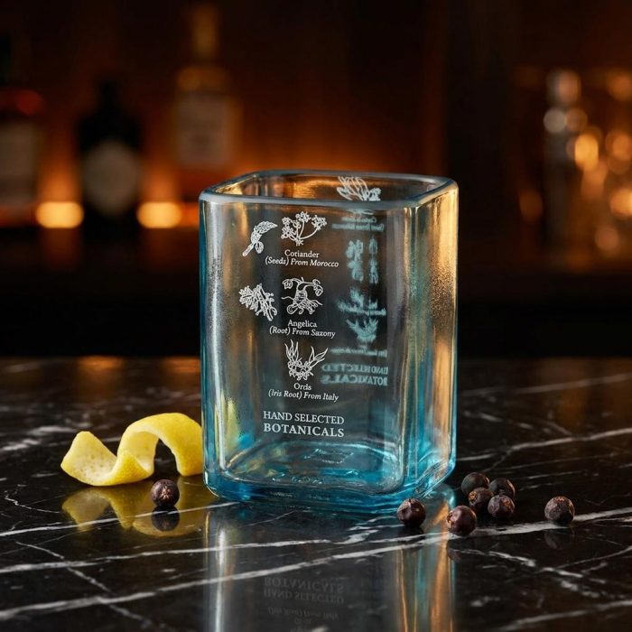 Handcrafted Reclaimed Gin Glasses Set 2