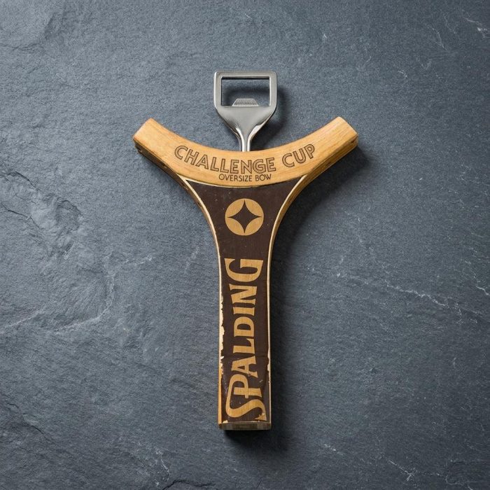 Handcrafted Reclaimed Tennis Racquet Bottle Opener 3