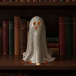 Handcrafted Stoneware Ghost Luminary 1