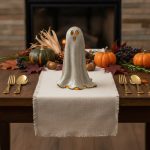 Handcrafted Stoneware Ghost Luminary