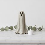 Handcrafted Stoneware Ghost Luminary 2
