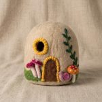 Handcrafted Whimsical Mushroom Bird Nester 1