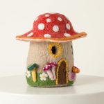 Handcrafted Whimsical Mushroom Bird Nester 2