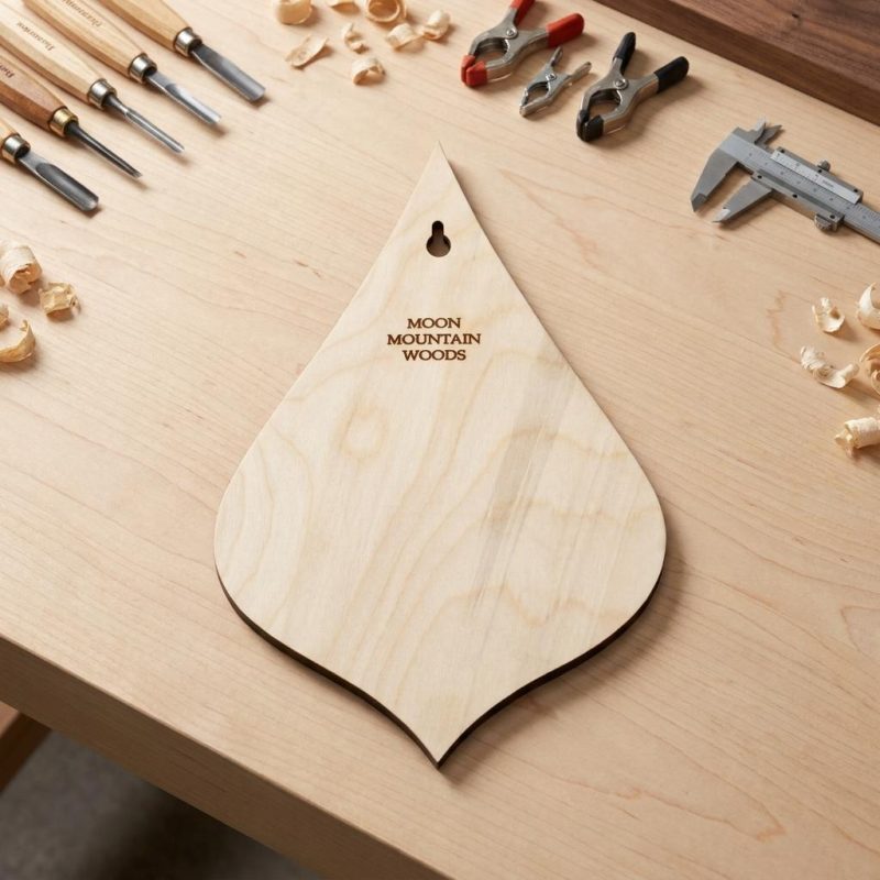 Handcrafted Wooden Acoustic Door Harp 1