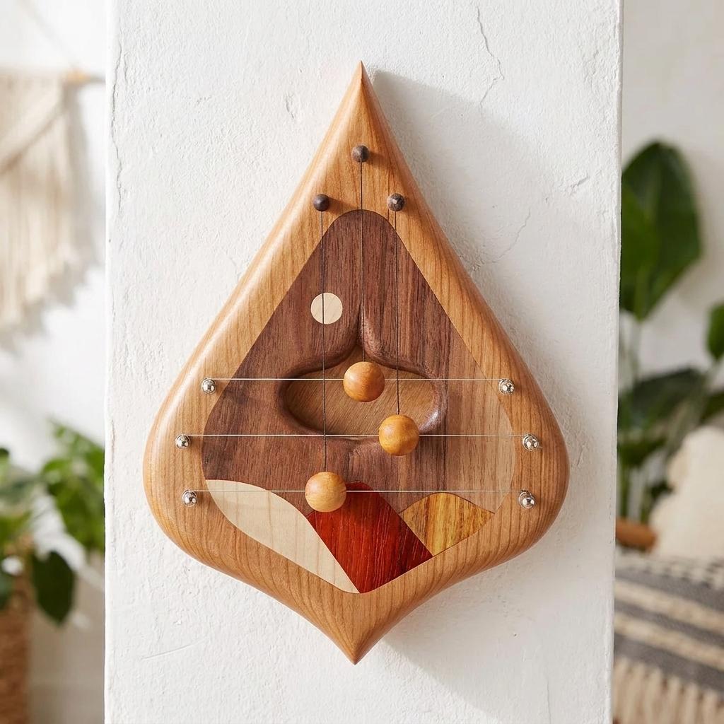 Handcrafted Wooden Acoustic Door Harp Handcrafted Wooden Acoustic Door Harp