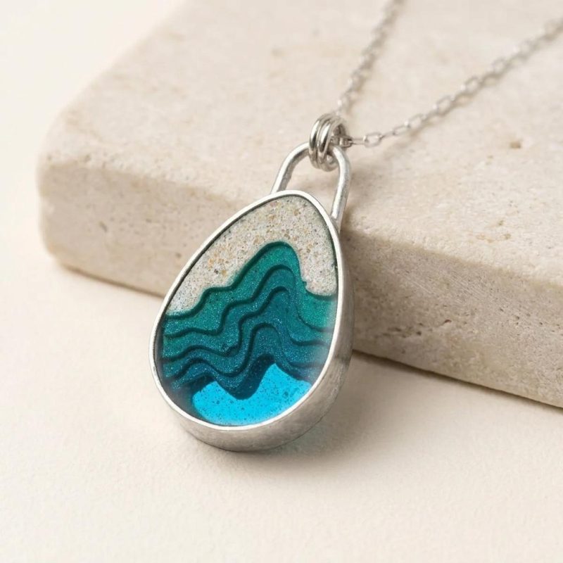 Handmade Beneath The Surface Ocean Necklace 1