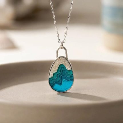 Handmade Beneath The Surface Ocean Necklace