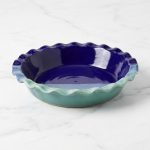 Handmade Ceramic Blueberry Pie Recipe Baker 3