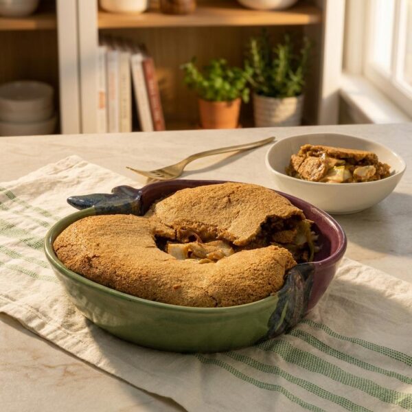 Handmade Ceramic Easy Apple Torte Baker 1