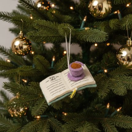 Handmade One More Chapter Felt Ornament (1)