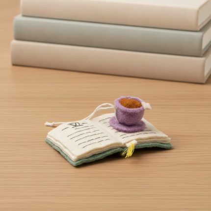 Handmade One More Chapter Felt Ornament (3)