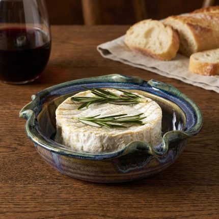 Handmade Stoneware Brie Baker