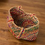 Handwoven Repurposed Sari Carry-all Tote Bag 2