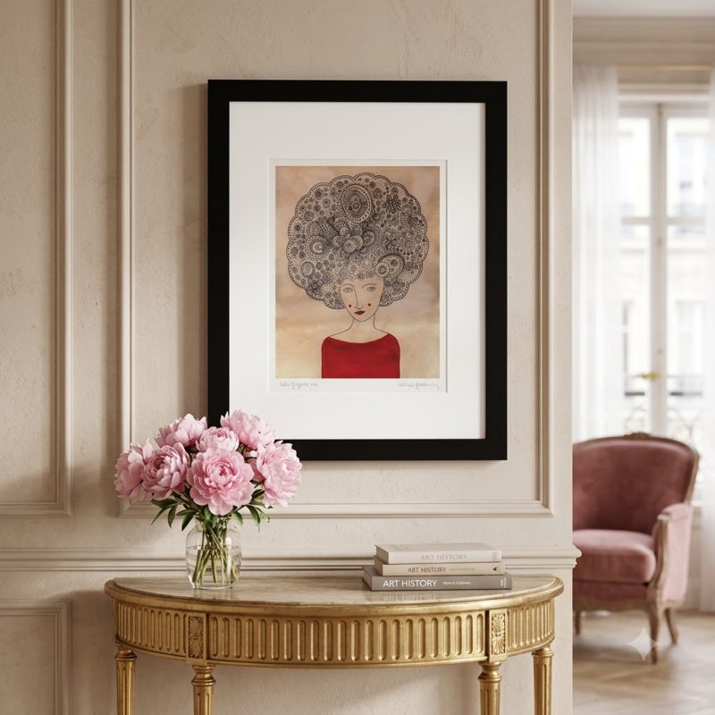 Hello Gorgeous Watercolor Wall Art Print