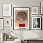 Hello Gorgeous Watercolor Wall Art Print1