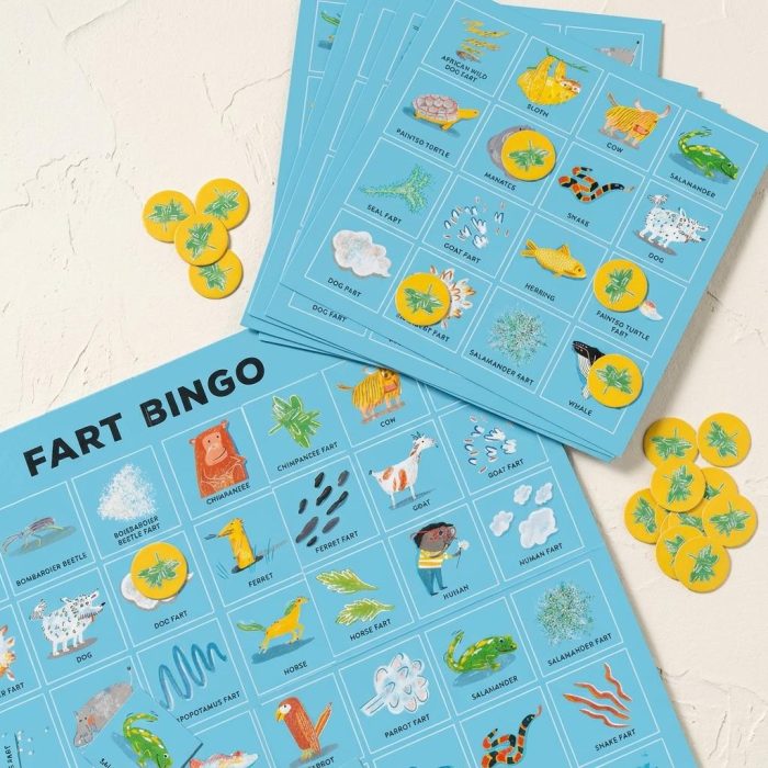 Hilarious Animal Fart Bingo Game 1