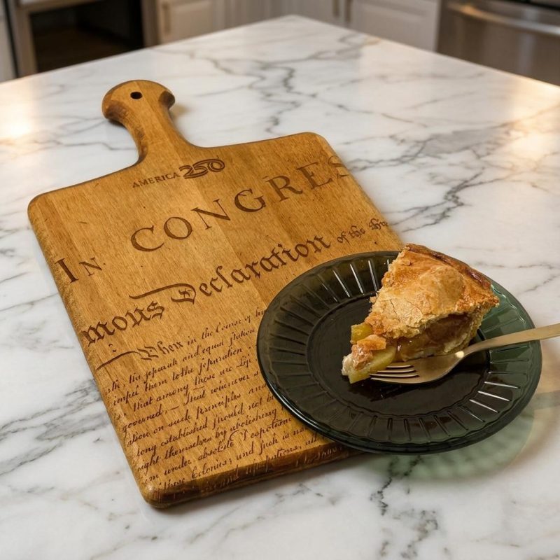 Historic Declaration Of Independence Serving Board