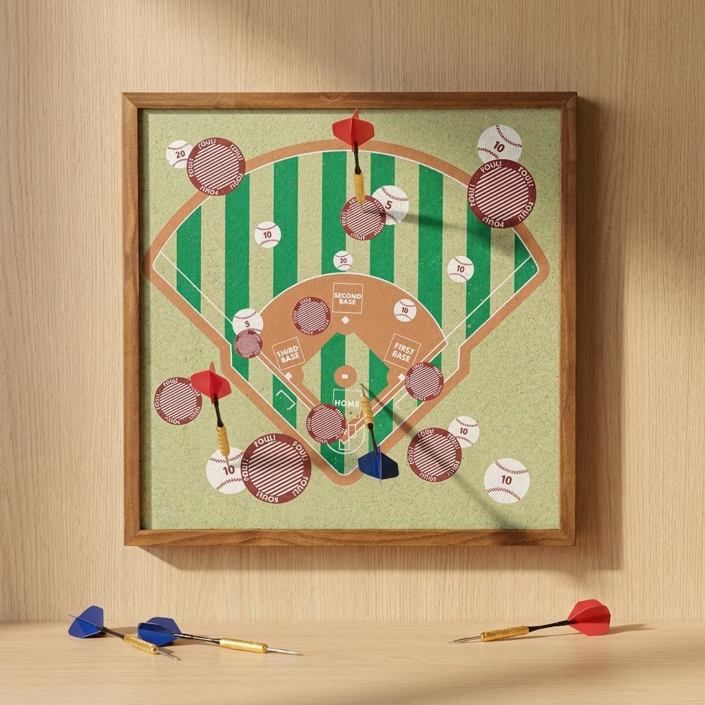 Home Run Baseball Dartboard Game Home Run Baseball Dartboard Game