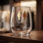 Iconic It Was Never A Dress Wine Glass 1