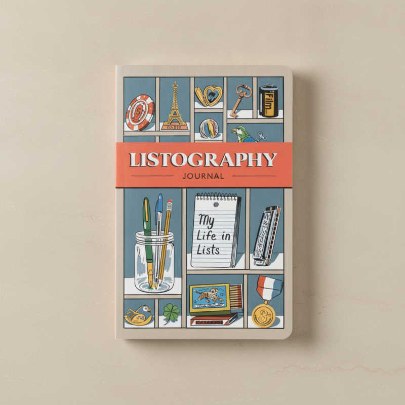 Illustrated Listography Journal An Autobiography In Lists
