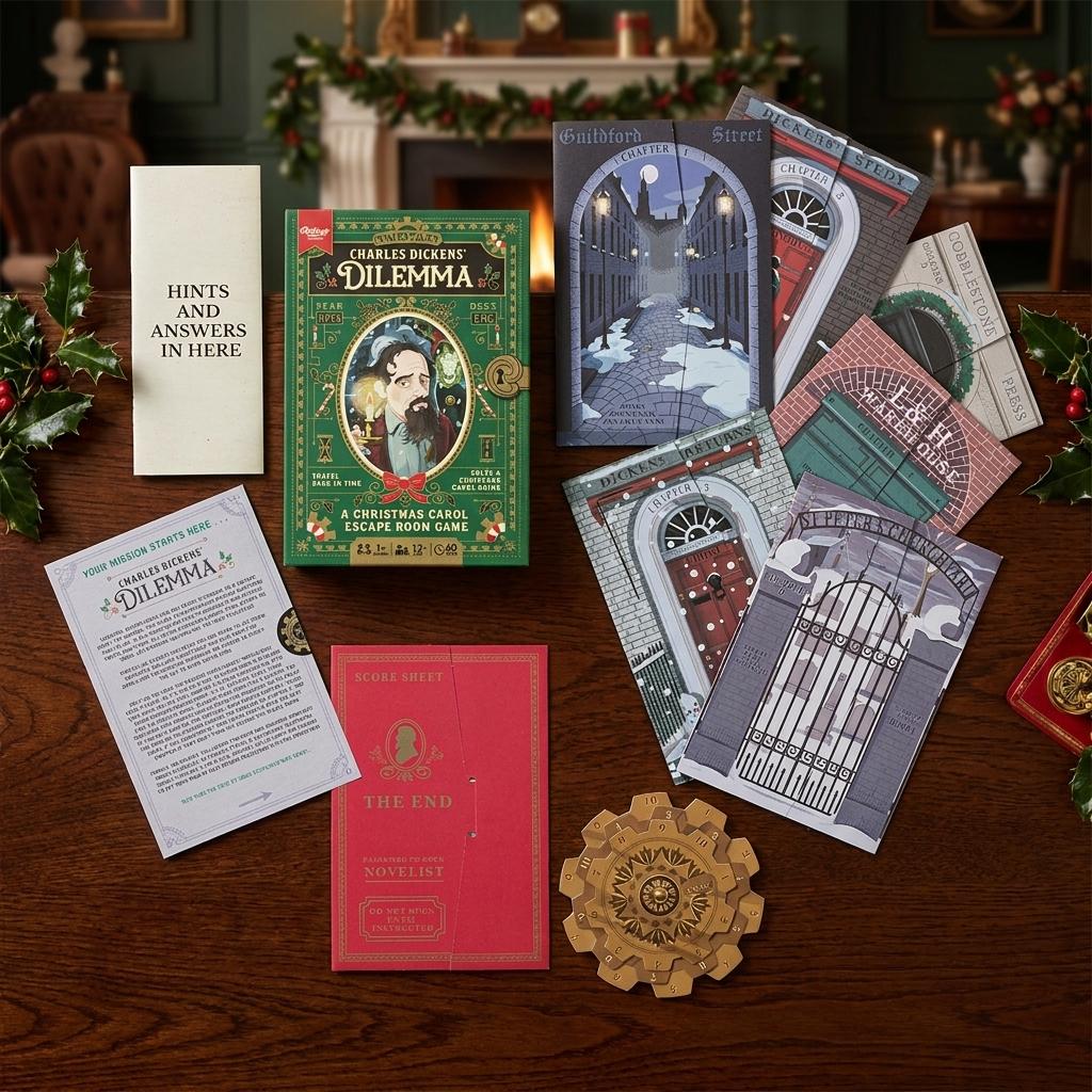 Immersive Dickens' Dilemma Christmas Mystery Game Immersive Dickens' Dilemma Christmas Mystery Game