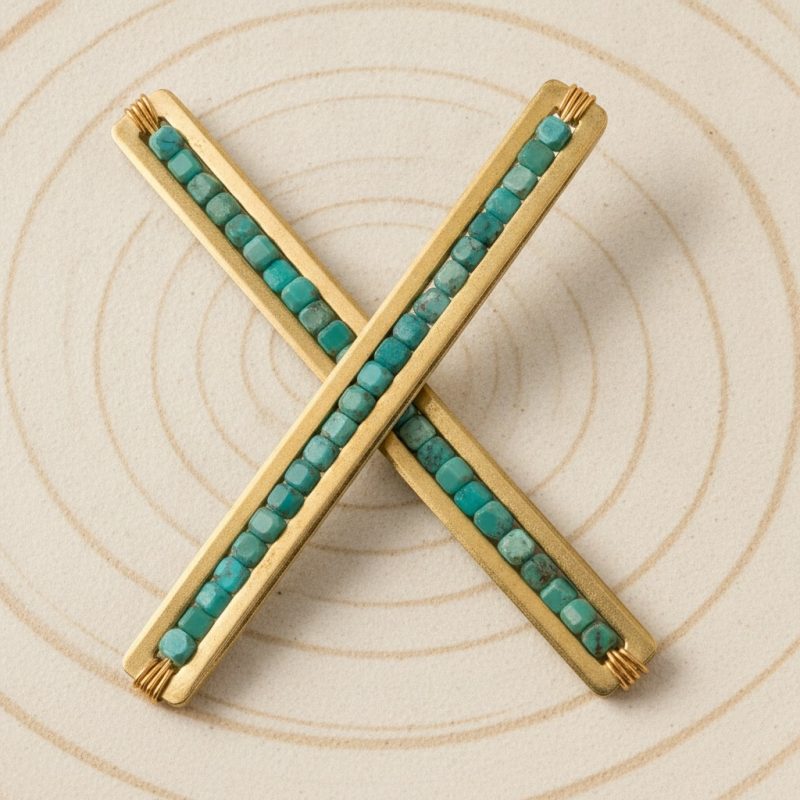 Inner Strength Natural Turquoise Earrings 1