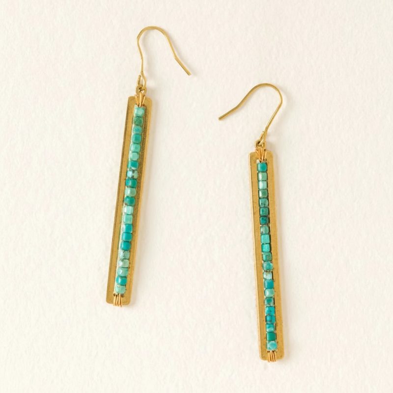 Inner Strength Natural Turquoise Earrings