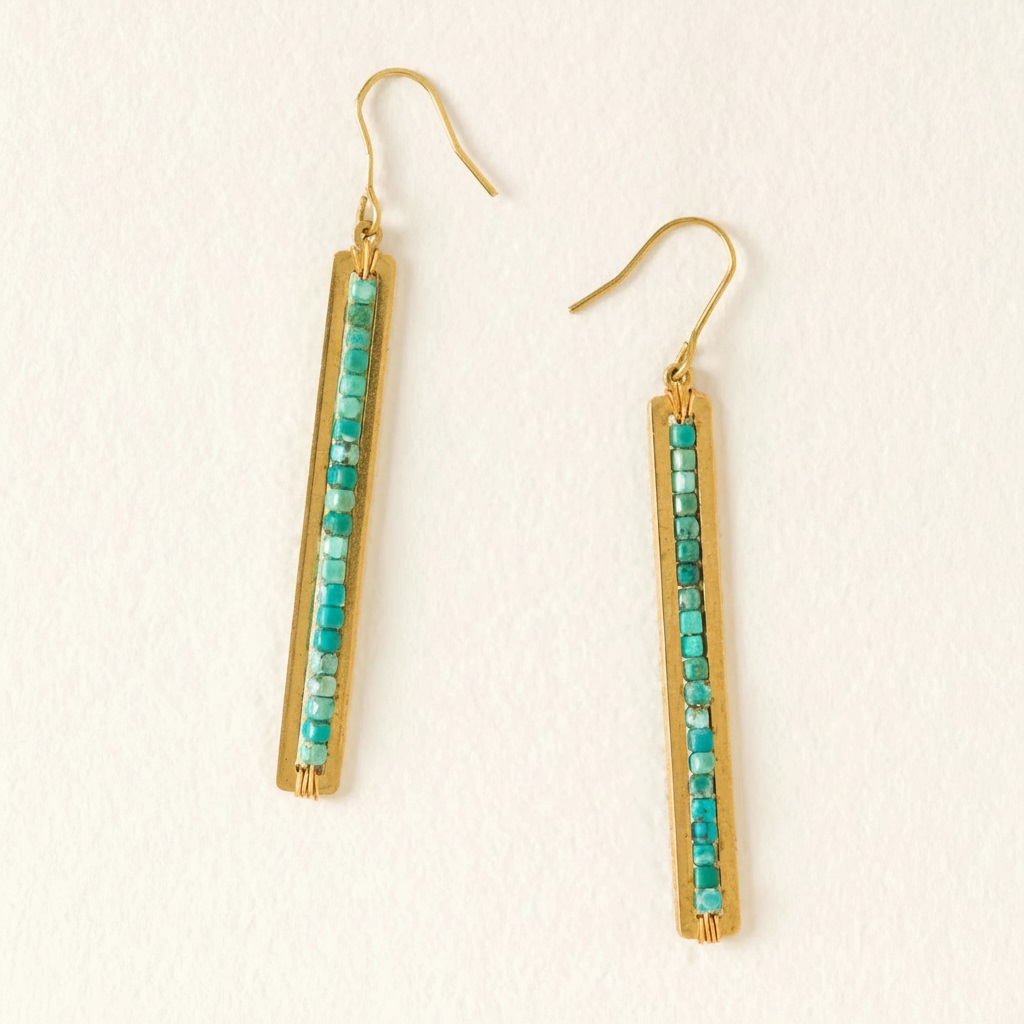 Inner Strength Natural Turquoise Earrings Inner Strength Natural Turquoise Earrings