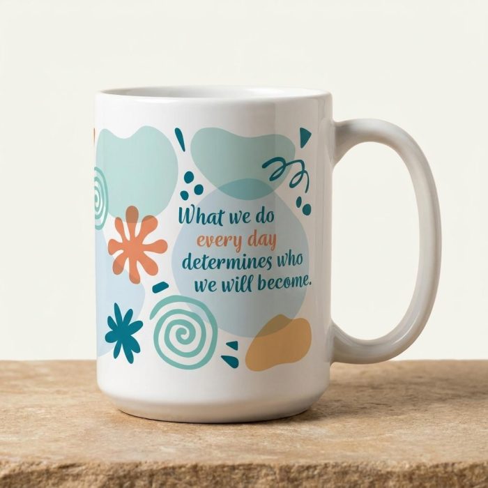 Inspiration Every Day Interactive Qr Ceramic Mug 2