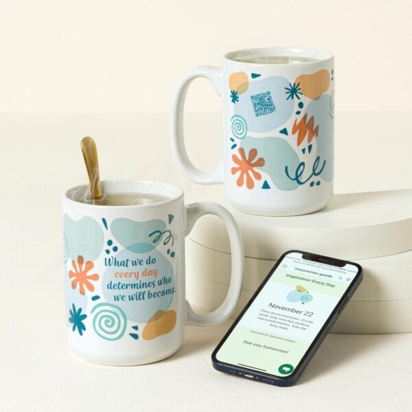 Inspiration Every Day Interactive Qr Ceramic Mug