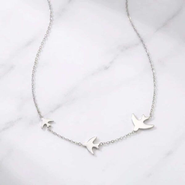 Inspirational Freedom To Fly Pendant Necklace