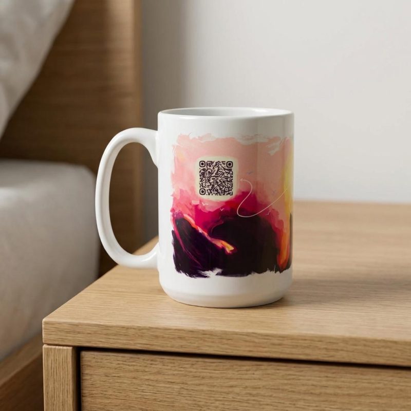Inspiring Embrace Each Day Morgan Harper Nichols Ceramic Qr Mug 1
