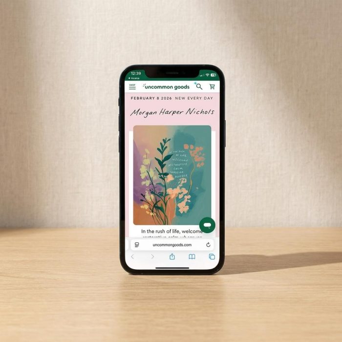 Inspiring Embrace Each Day Morgan Harper Nichols Ceramic Qr Mug 3