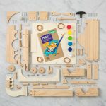 Interactive Build & Play Wooden Pinball Machine 3