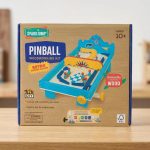 Interactive Build & Play Wooden Pinball Machine 4