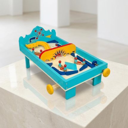 Interactive Build & Play Wooden Pinball Machine