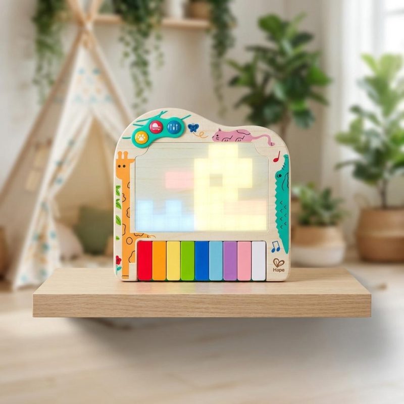 Interactive Light-up Animated Pixel Piano Toy