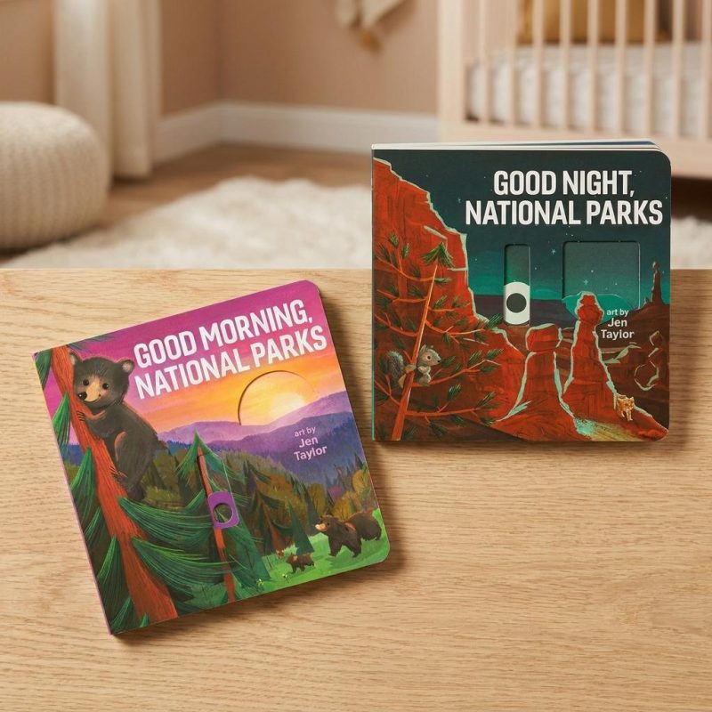Interactive National Parks Slide-to-explore Board Book Set