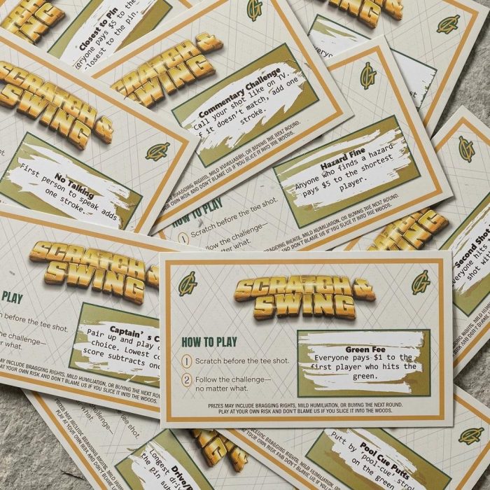 Interactive Scratch & Swing Golf Challenges 3-game Pack 1