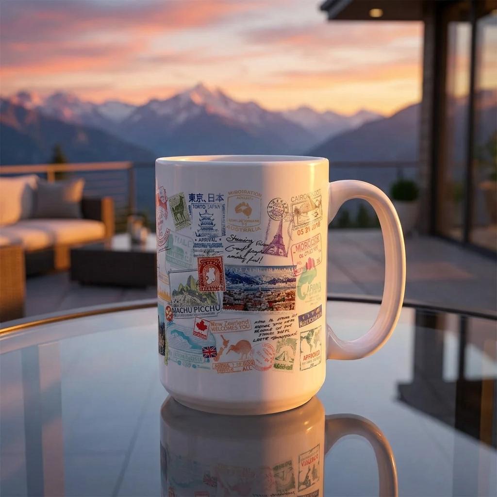 Interactive Travel The World In 365 Days Qr Mug Interactive Travel The World In 365 Days Qr Mug